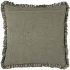 Bertie Washed Cotton Velvet Cushion