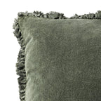 Bertie Washed Cotton Velvet Cushion