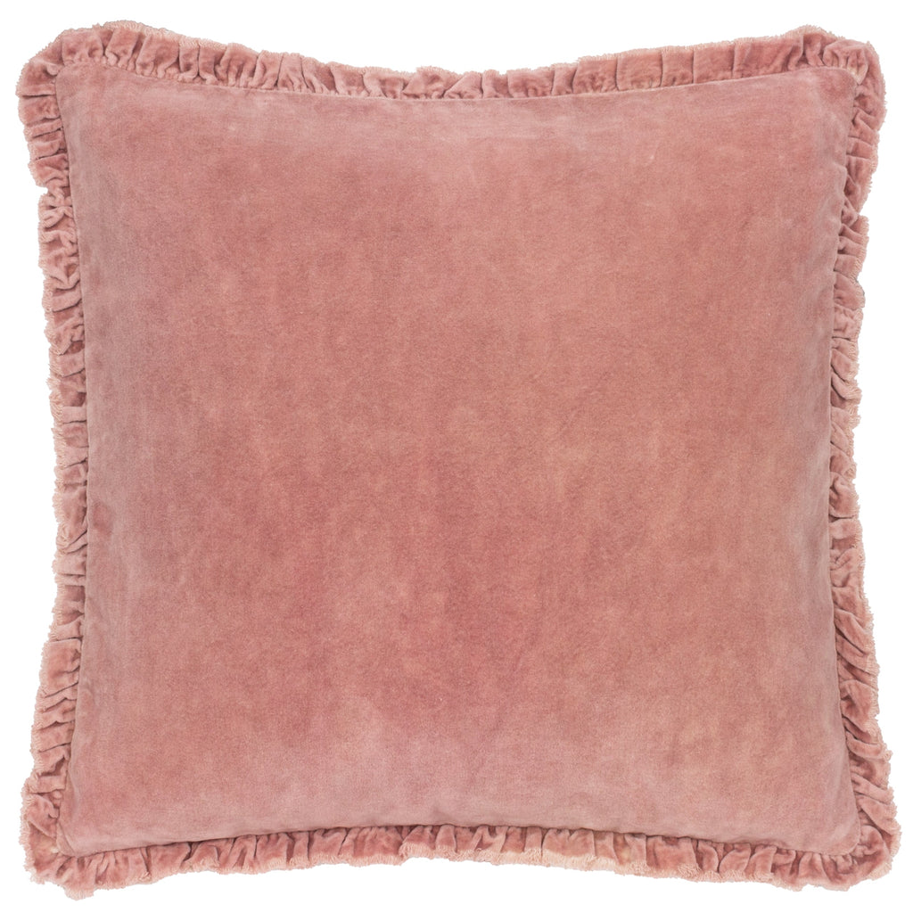 Bertie Washed Cotton Velvet Cushion