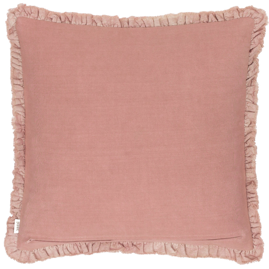Bertie Washed Cotton Velvet Cushion