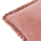 Bertie Washed Cotton Velvet Cushion