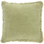 Bertie Washed Cotton Velvet Cushion