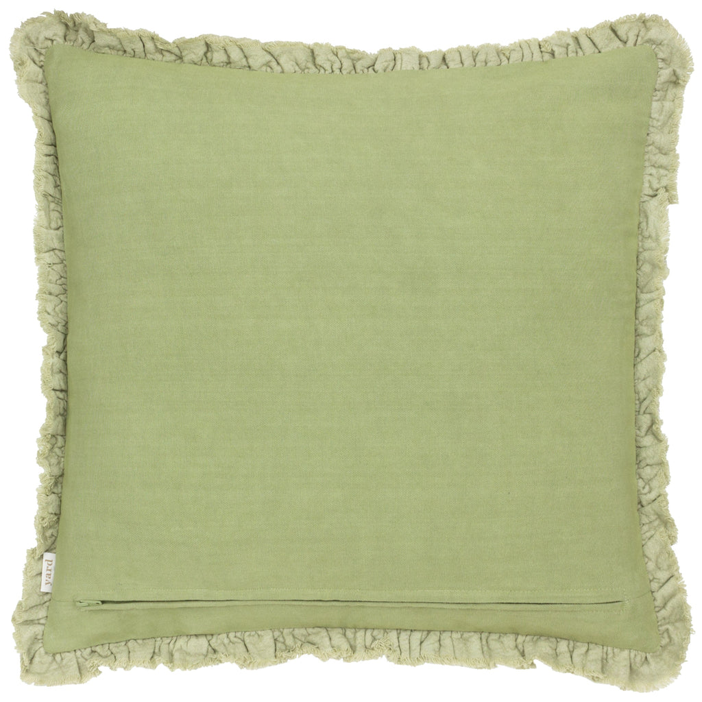 Bertie Washed Cotton Velvet Cushion