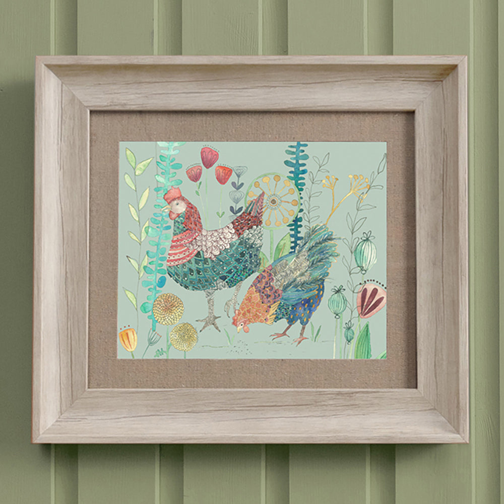 Bilbury Flock Framed Print