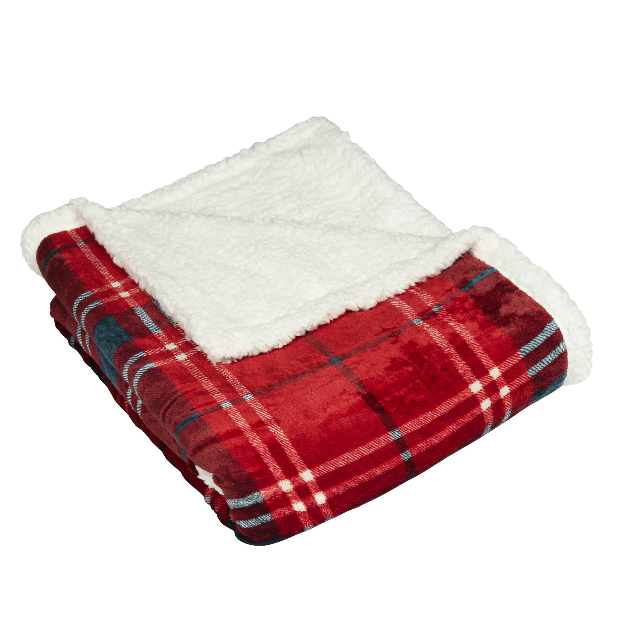 Blake Check Fleece Throw