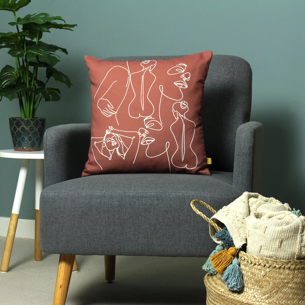 Body Art 100% Recycled Cushion