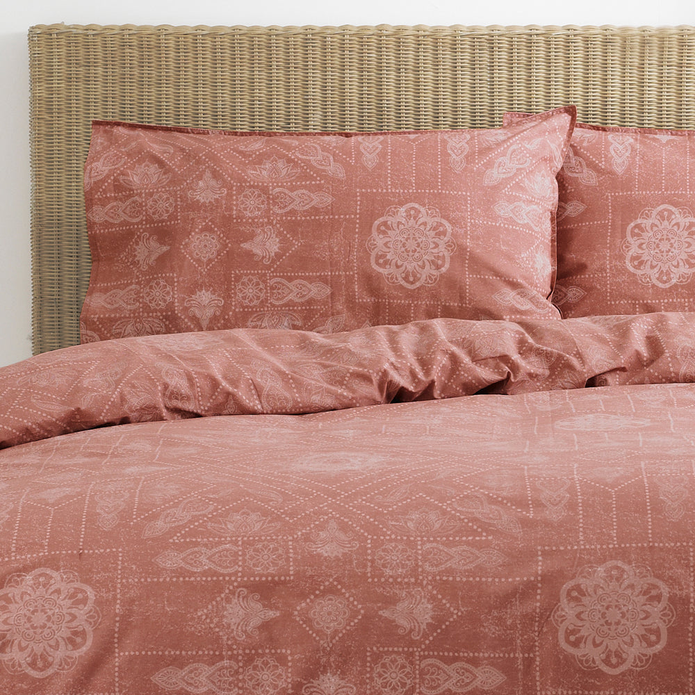 Bohemian Geometric 100% Cotton Duvet Cover Set