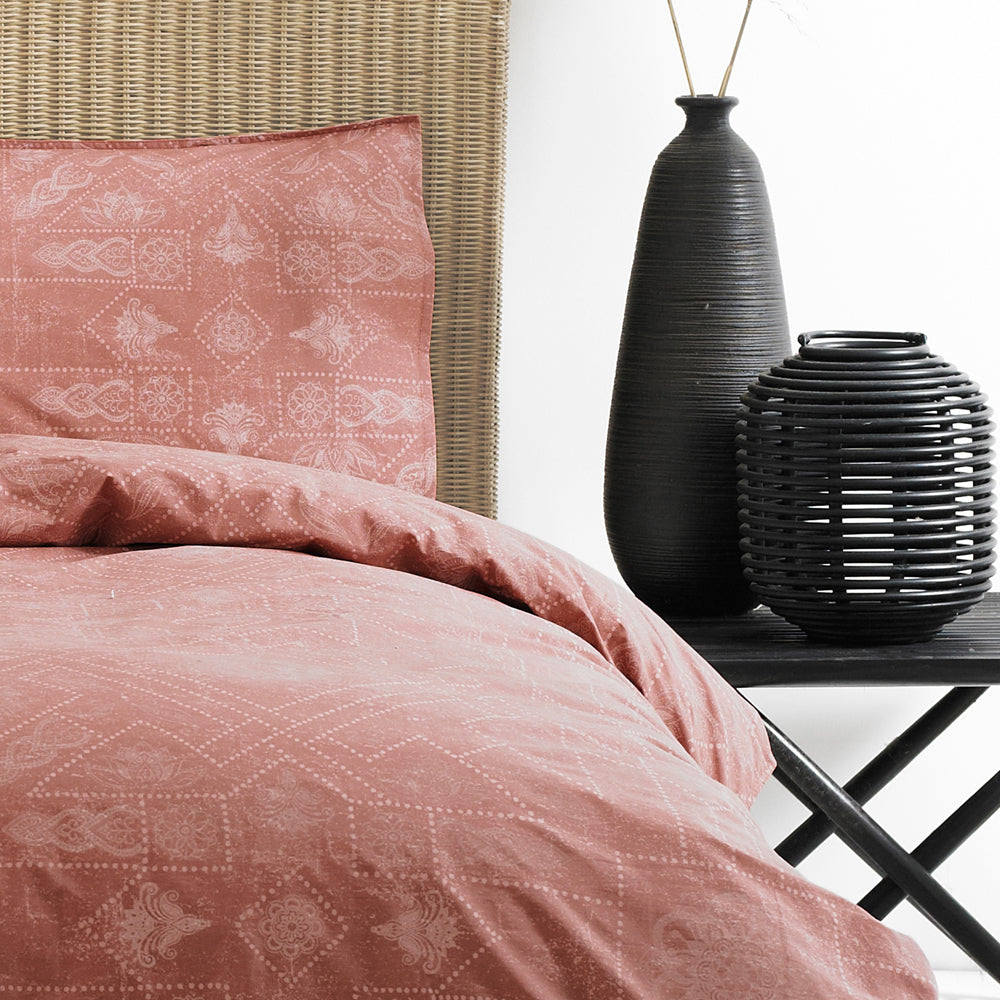 Bohemian Geometric 100% Cotton Duvet Cover Set