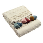 Boho Cotton Tufted Throw