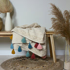 Boho Cotton Tufted Throw