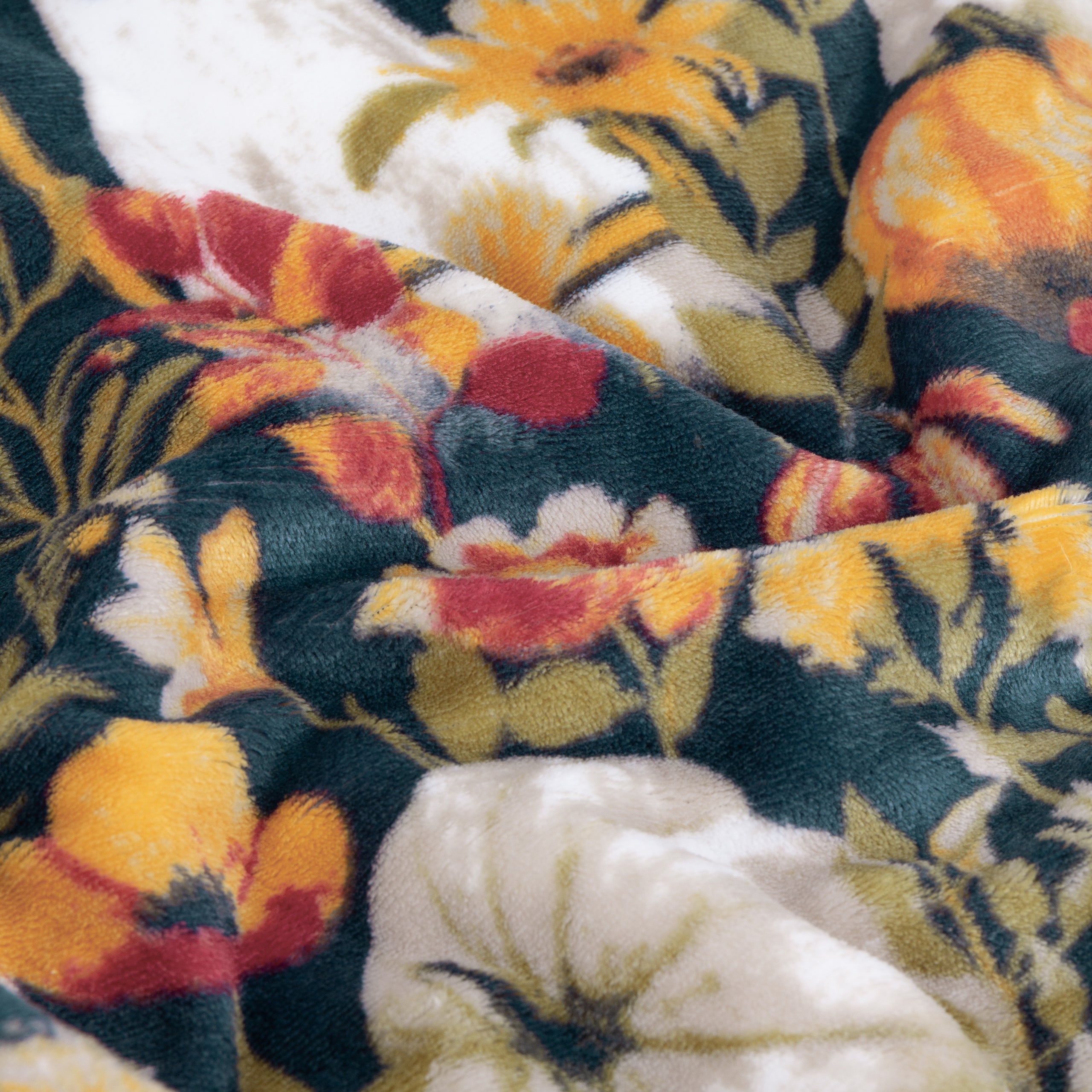 Bootanical Sherpa Fleece Throw