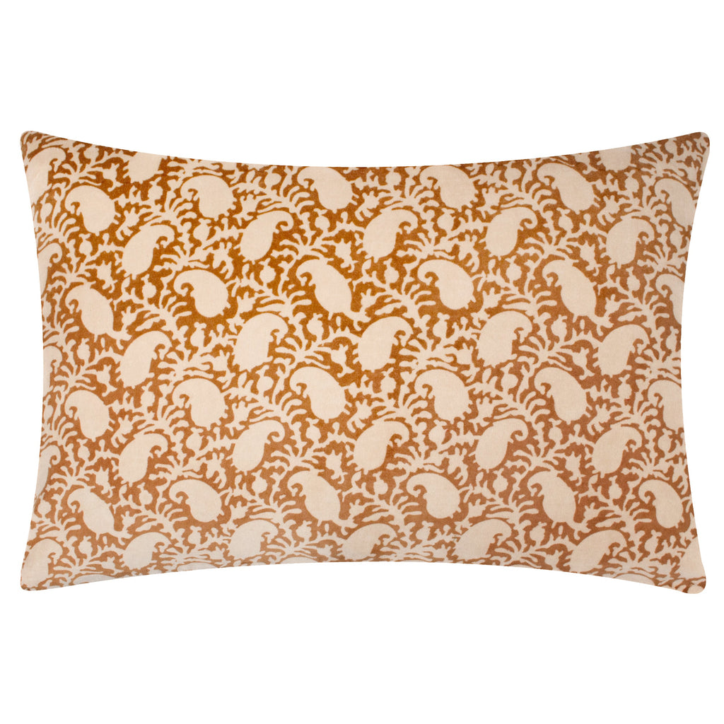 Boteh Printed Velvet Cushion