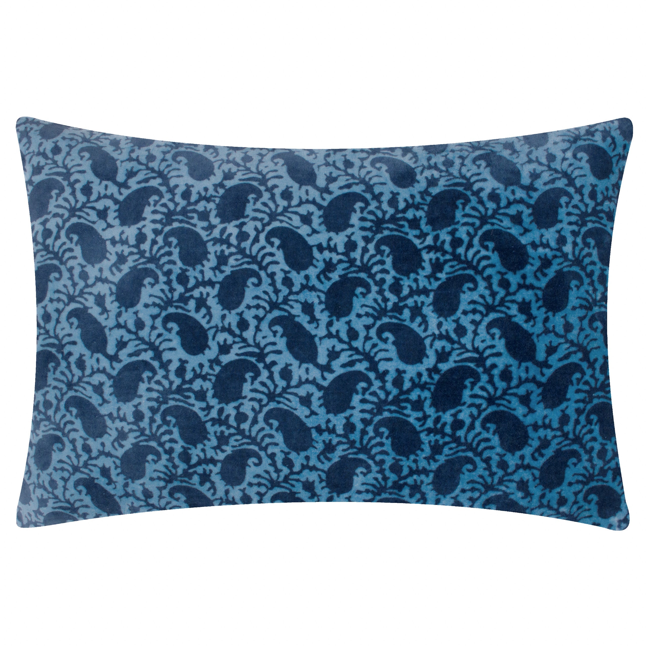Boteh Printed Velvet Cushion