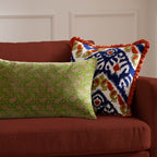 Boteh Printed Velvet Cushion