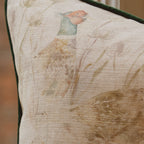 Bowmont Pheasant Printed Piped Cushion