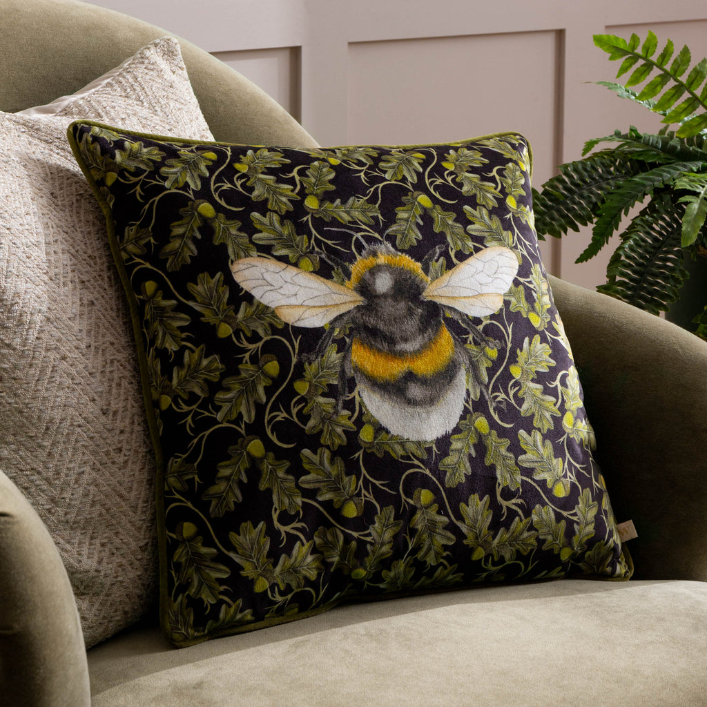 Braywick Orville  Printed Velvet Cushion