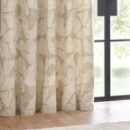 Brinn Abstract 100% Cotton Lined Curtains