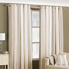 Broadway Striped Eyelet Curtains
