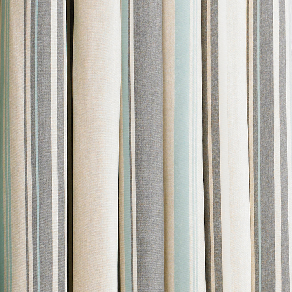 Broadway Striped Eyelet Curtains