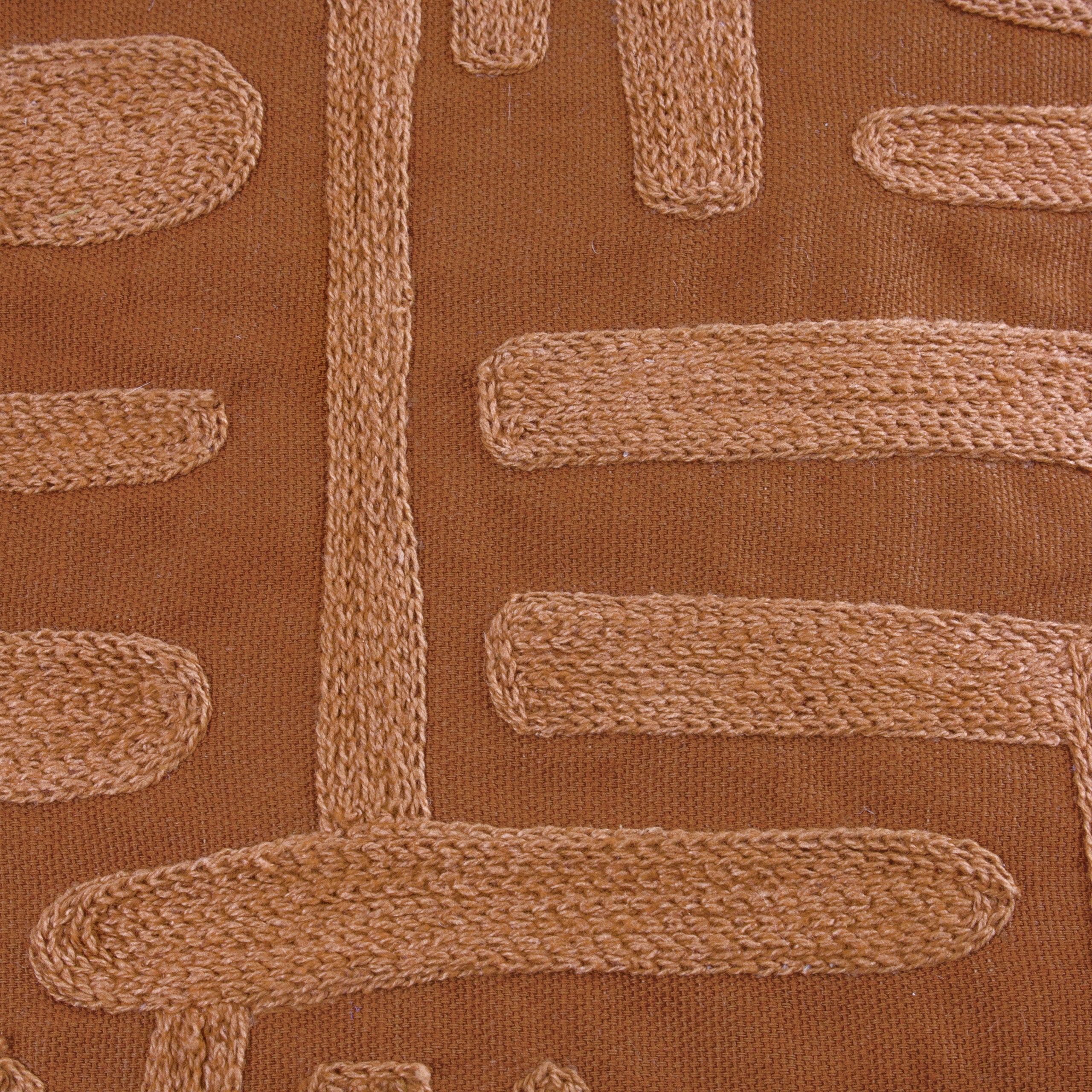 Brooke Embroidered Cotton Cushion