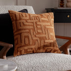 Brooke Embroidered Cotton Cushion