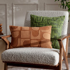 Brooke Embroidered Cotton Cushion