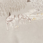 Brook Embroidered Velvet Cushion