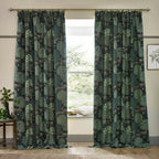 Brook Woodland Jacquard Pencil Pleat Curtains