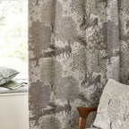 Brook Woodland Jacquard Pencil Pleat Curtains