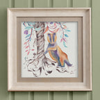 Brucie Badger Framed Print