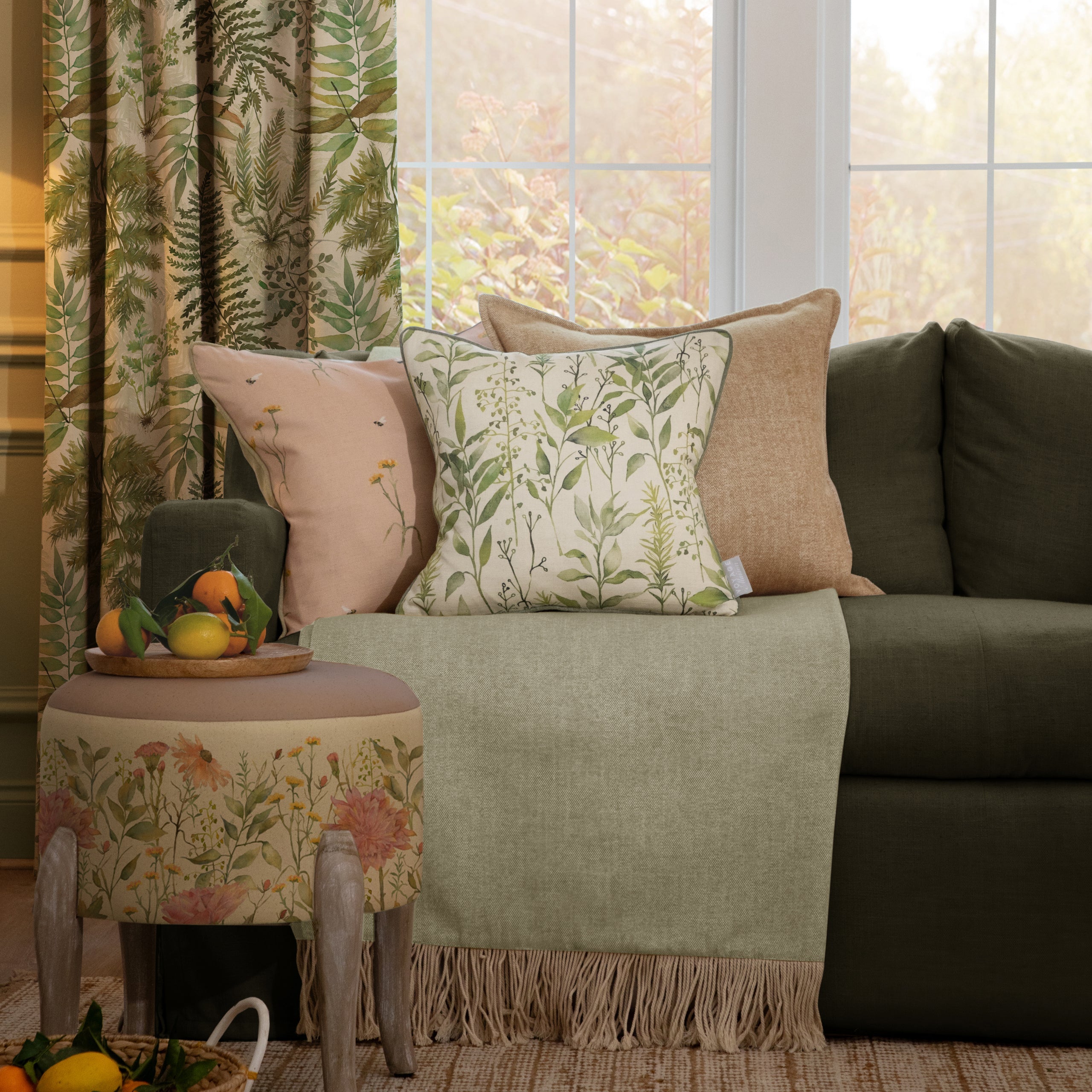 Botanical Stories Fabric Pattern