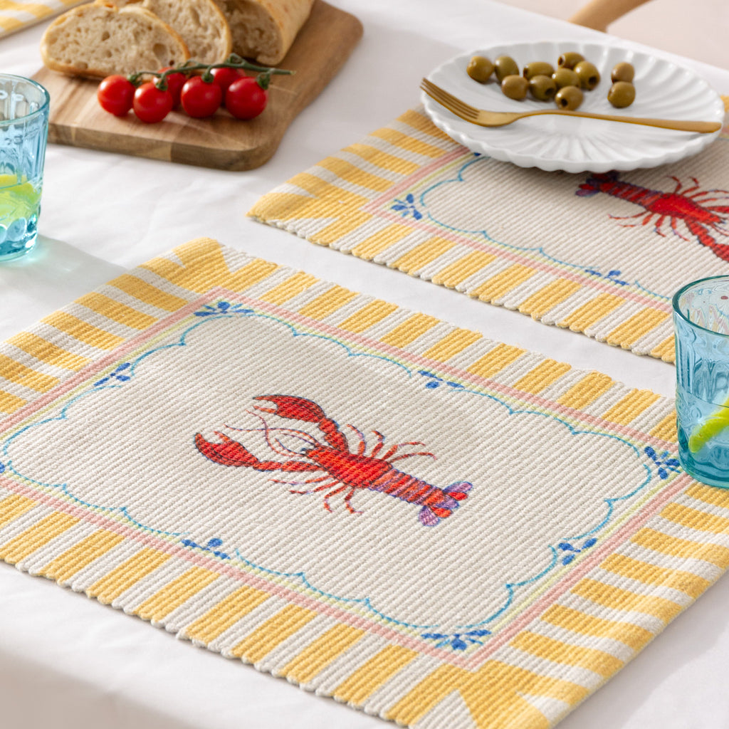 Brunch Stripes Indoor/Outdoor Set of 4 Placemats
