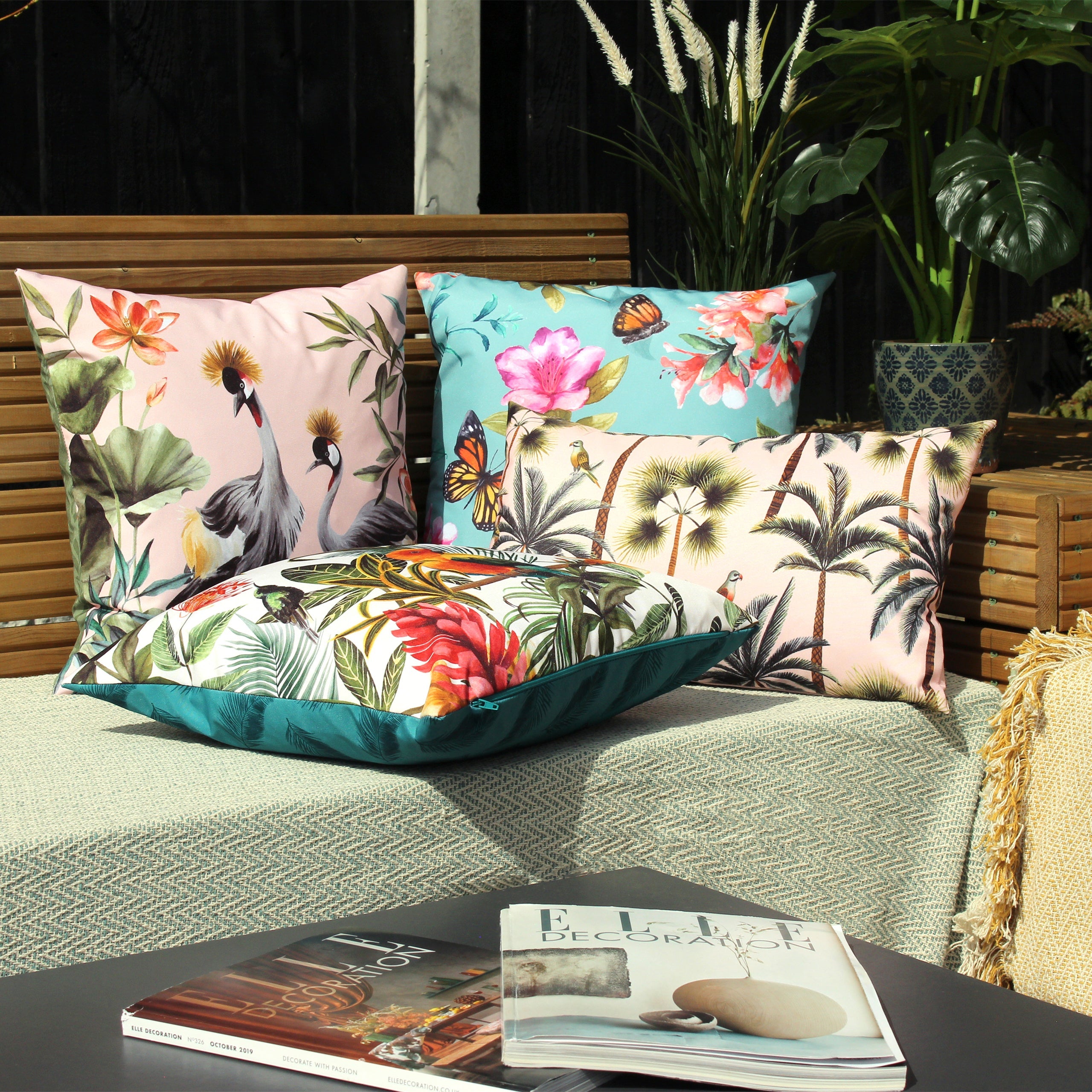 Butterfly Outdoor Cushion