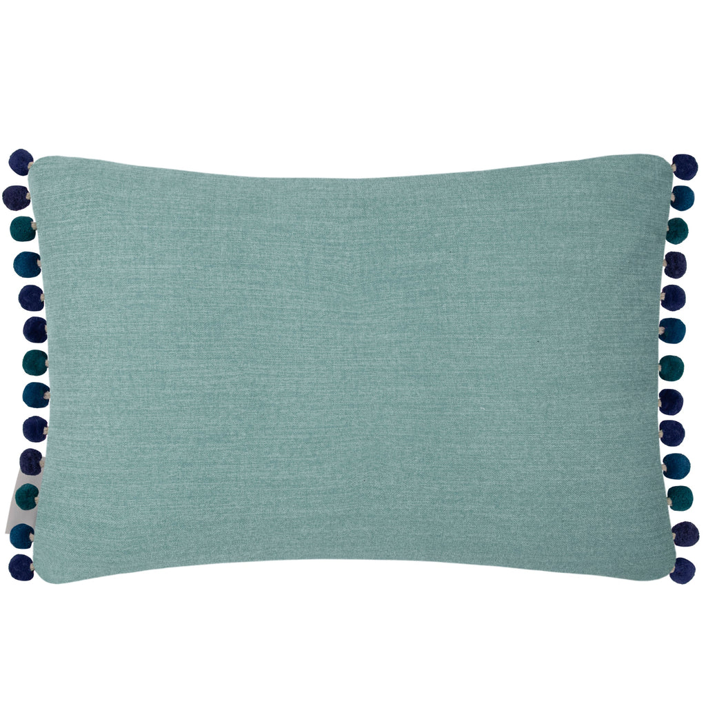 Cala Printed Pom Pom Cushion