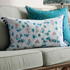 Cala Printed Pom Pom Cushion