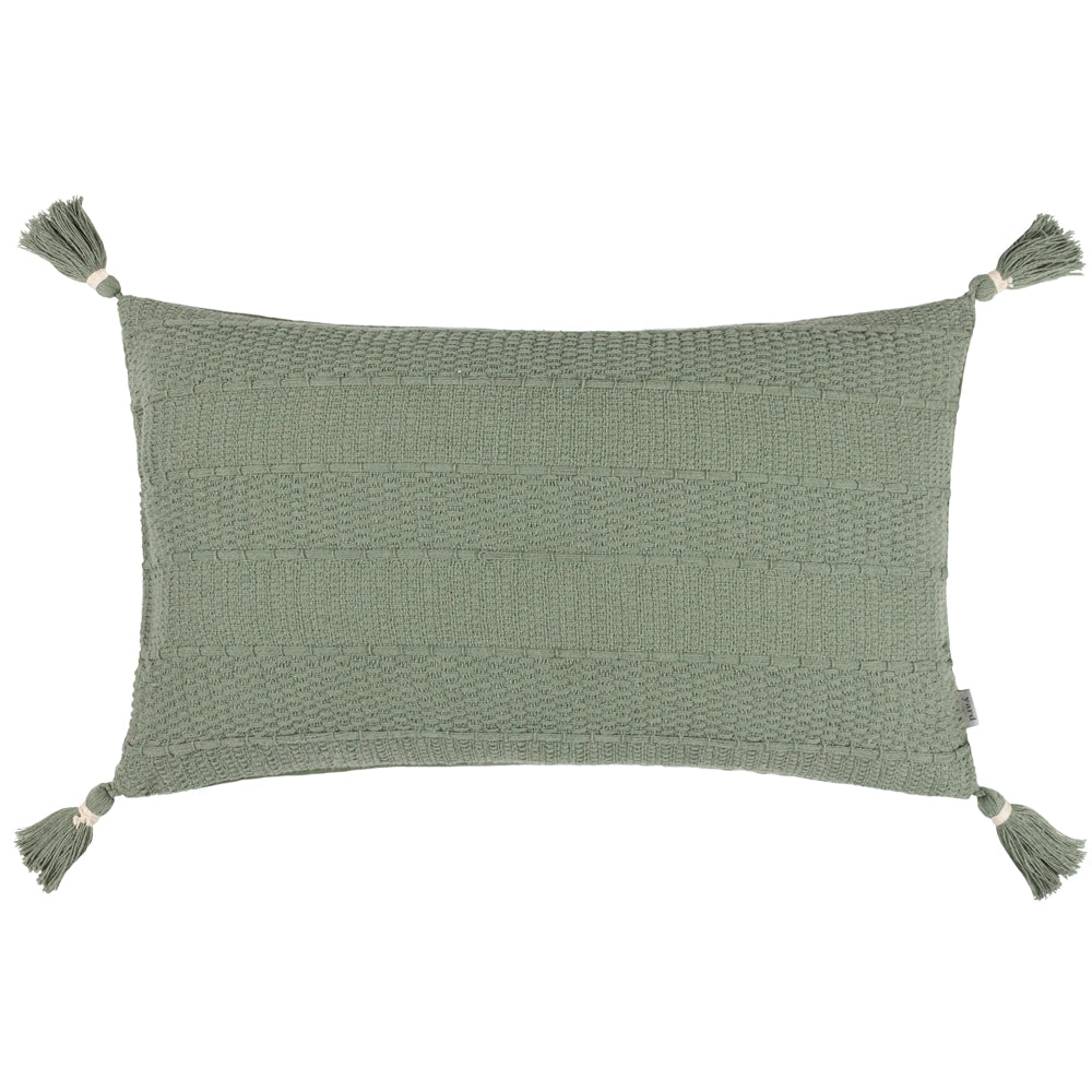 Caliche Textured Tasselled Cushion