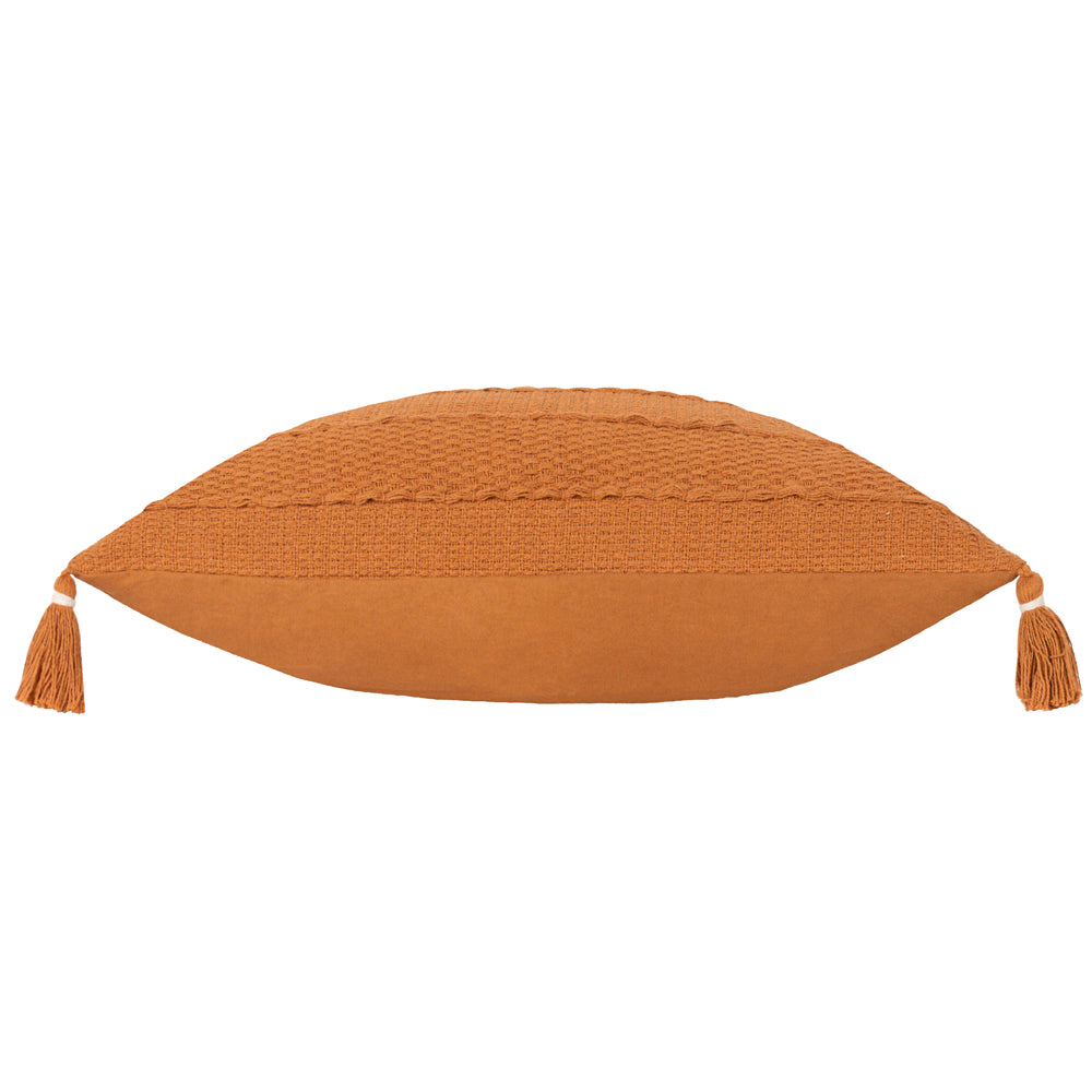 Caliche Textured Tasselled Cushion