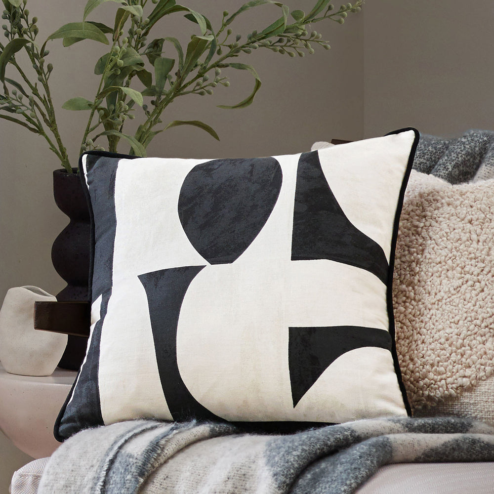 Carro Abstract Piped Cushion