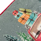 Car Scene Printed Cushion