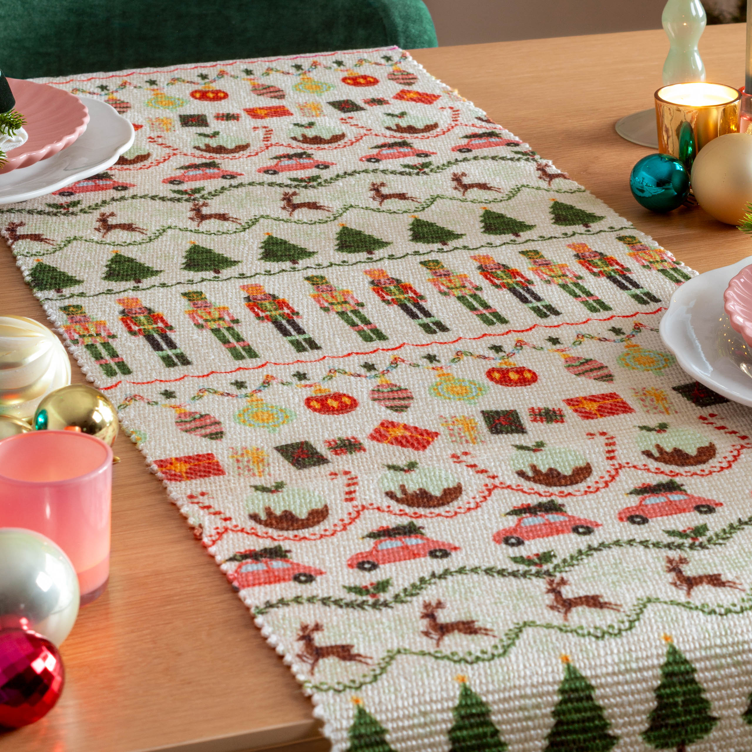 Christmas Celebration Festive Table Runner
