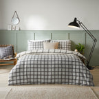 Canberra Check Printed Duvet Cover Set