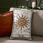 Celestial Stories Embroidered Velvet Cushion