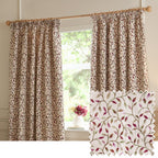 Cervino Jacquard Room Darkening Pencil Pleat Curtains