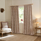 Cervino Jacquard Room Darkening Pencil Pleat Curtains