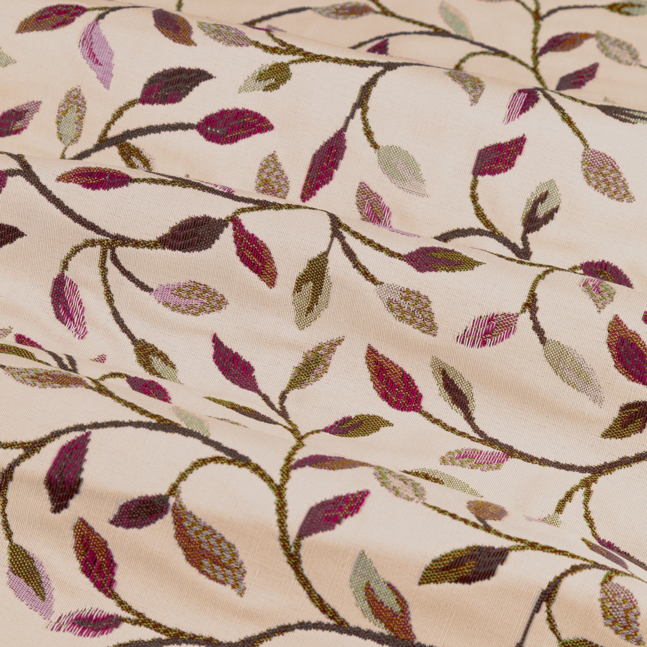 Cervino Jacquard Room Darkening Pencil Pleat Curtains