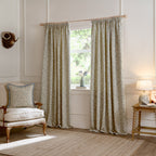 Cervino Jacquard Room Darkening Pencil Pleat Curtains