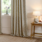 Cervino Jacquard Room Darkening Pencil Pleat Curtains
