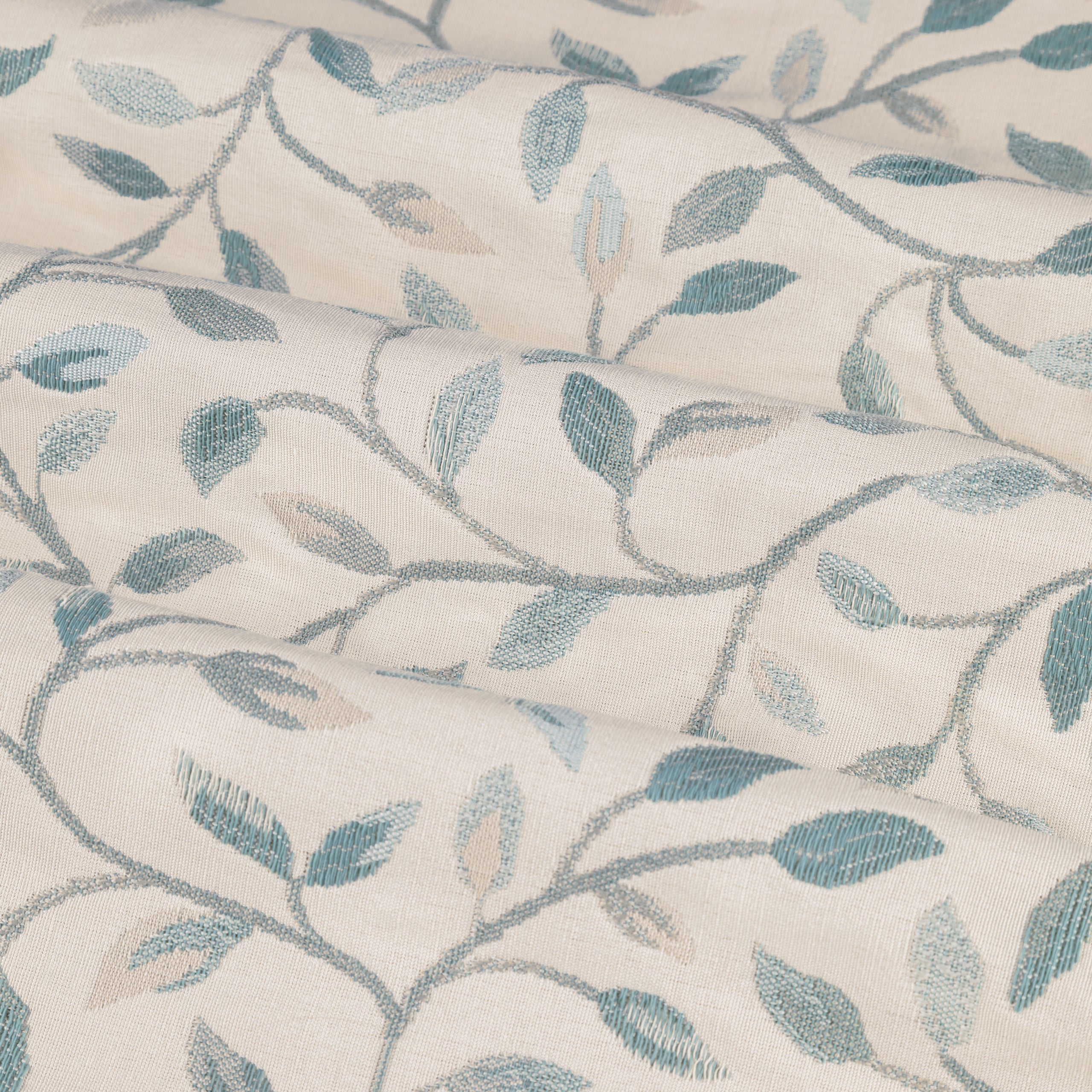 Cervino Jacquard Room Darkening Pencil Pleat Curtains