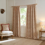 Cervino Jacquard Room Darkening Pencil Pleat Curtains