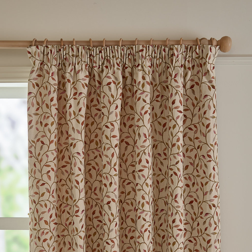 Cervino Jacquard Room Darkening Pencil Pleat Curtains